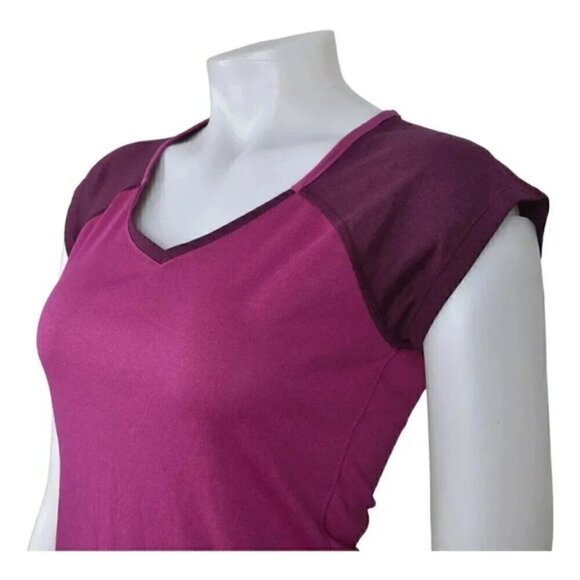 Nike Dri-Fit Short Sleeve Shirt Magenta Pink Size Small - Picture 4 of 7